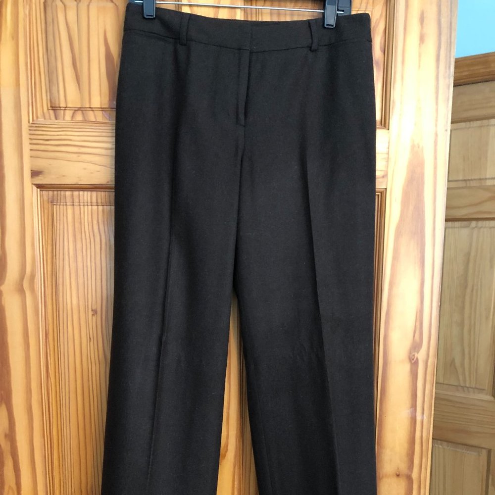 Brown wool trousers